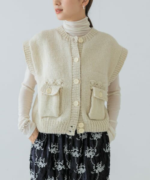 URBAN RESEARCH / アーバンリサーチ ベスト | 『別注』crinkle crinkle crinkle×UR　NAPAL KNIT VEST | 詳細10