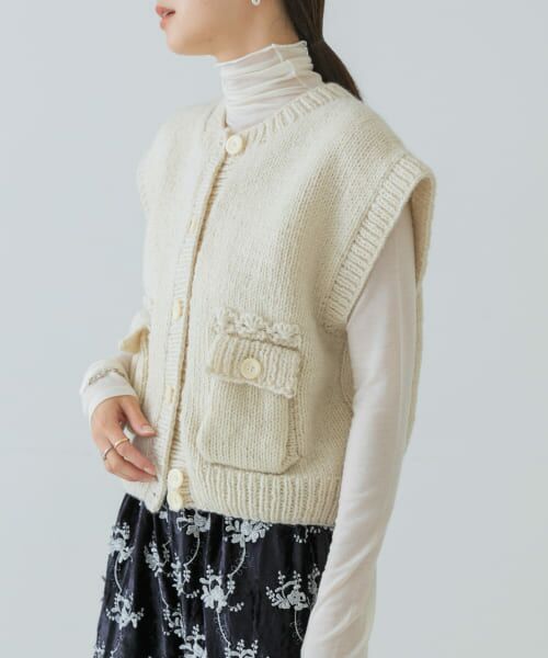 URBAN RESEARCH / アーバンリサーチ ベスト | 『別注』crinkle crinkle crinkle×UR　NAPAL KNIT VEST | 詳細9