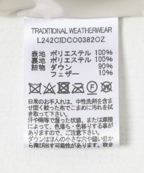 URBAN RESEARCH / アーバンリサーチ ダウンジャケット・ベスト | Traditional Weatherwear　ARKLEY LONG DOWN PA | 詳細10