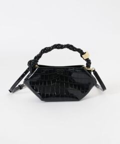 GANNI　Bou Bag Mini Patent Croco