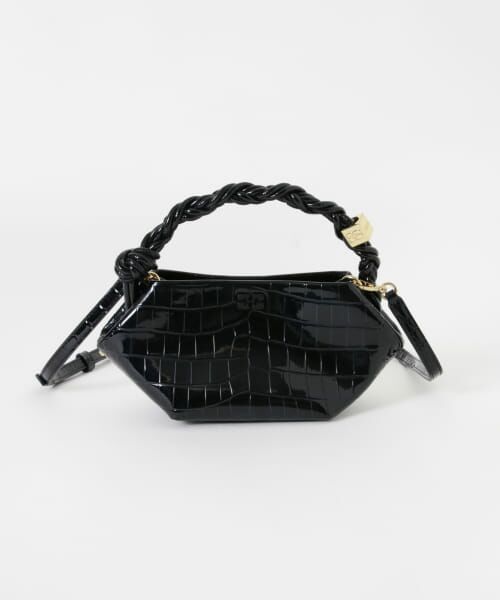 URBAN RESEARCH / アーバンリサーチ ショルダーバッグ | GANNI　Bou Bag Mini Patent Croco | 詳細1