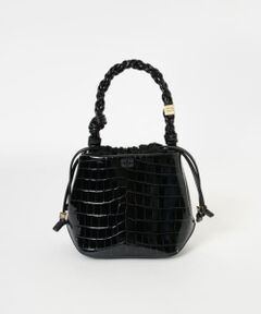 GANNI　Bou Bucket  Patent Croco