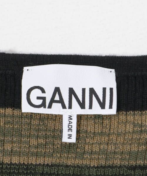 URBAN RESEARCH / アーバンリサーチ ベスト | GANNI　Mini Ribbed Merino TieTop | 詳細6