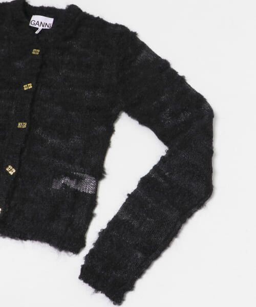 URBAN RESEARCH / アーバンリサーチ カーディガン・ボレロ | GANNI　Alpaca Mohair Boucle Cardigan | 詳細3