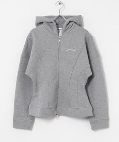 GANNI　Heavy Fleece Zip Hoodie