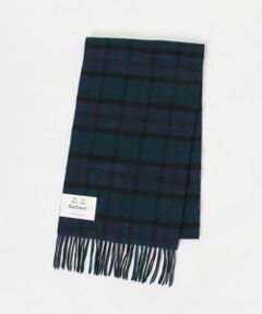 Barbour　tartan lambswool scarf