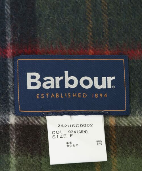 URBAN RESEARCH / アーバンリサーチ マフラー・ショール・スヌード・ストール | Barbour　wool/cash tartan scarf | 詳細5