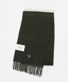 Barbour　plain lambswool scarf