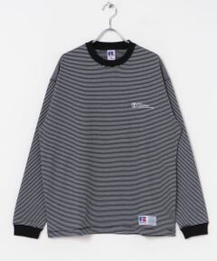 『別注』RUSSELL ATHLETIC×UR　BORDER LONG SLEEVE T-SHIRT