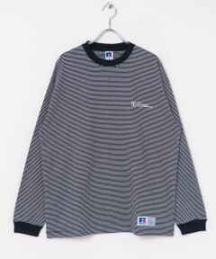 『別注』RUSSELL ATHLETIC×UR　BORDER LONG SLEEVE T-SHIRT