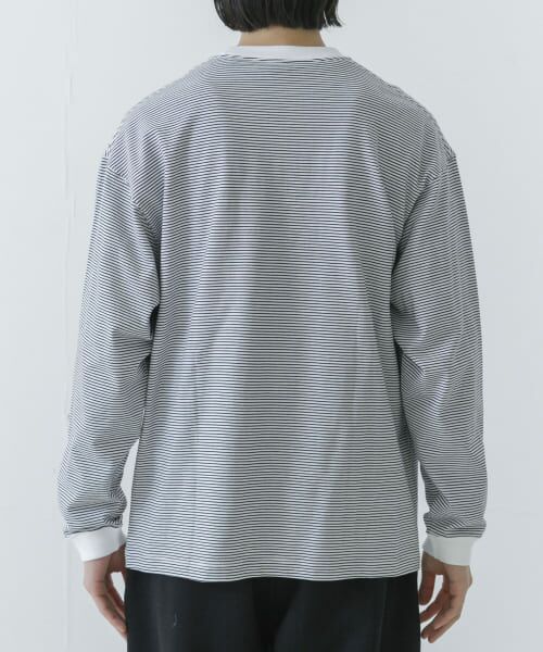 URBAN RESEARCH / アーバンリサーチ Tシャツ | 『別注』RUSSELL ATHLETIC×UR　BORDER LONG SLEEVE T-SHIRT | 詳細3