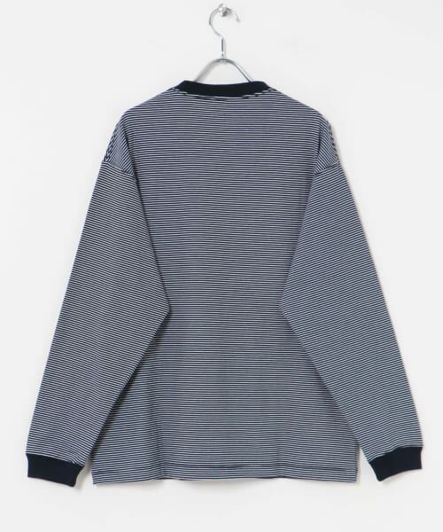 URBAN RESEARCH / アーバンリサーチ Tシャツ | 『別注』RUSSELL ATHLETIC×UR　BORDER LONG SLEEVE T-SHIRT | 詳細8