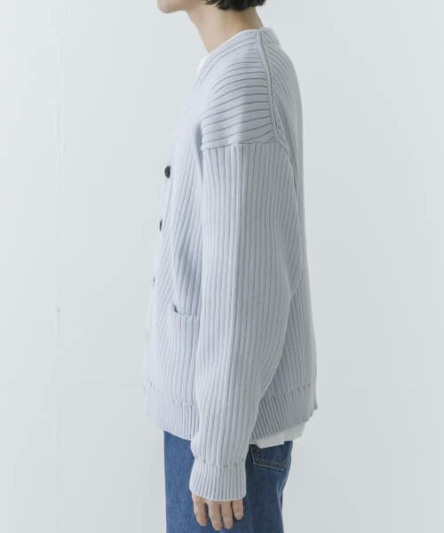 URBAN RESEARCH / アーバンリサーチ カーディガン・ボレロ | COTTON CASHMERE WIDE RIB CARDIGAN | 詳細2