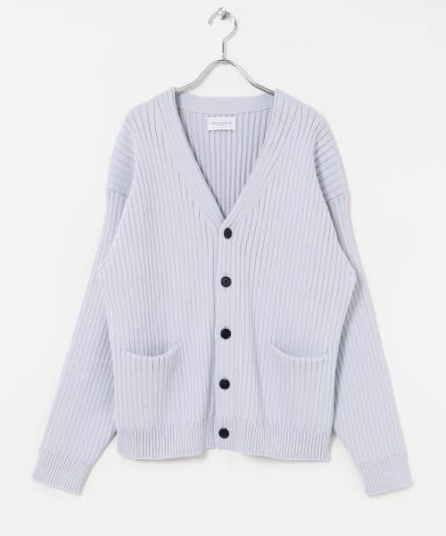 URBAN RESEARCH / アーバンリサーチ カーディガン・ボレロ | COTTON CASHMERE WIDE RIB CARDIGAN | 詳細4