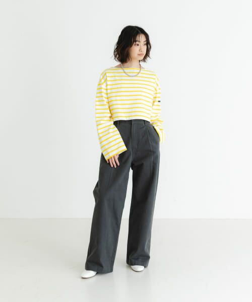 URBAN RESEARCH / アーバンリサーチ Tシャツ | 『WEB/一部店舗限定』『別注』Le minor×UR　Border cropped Tee | 詳細26