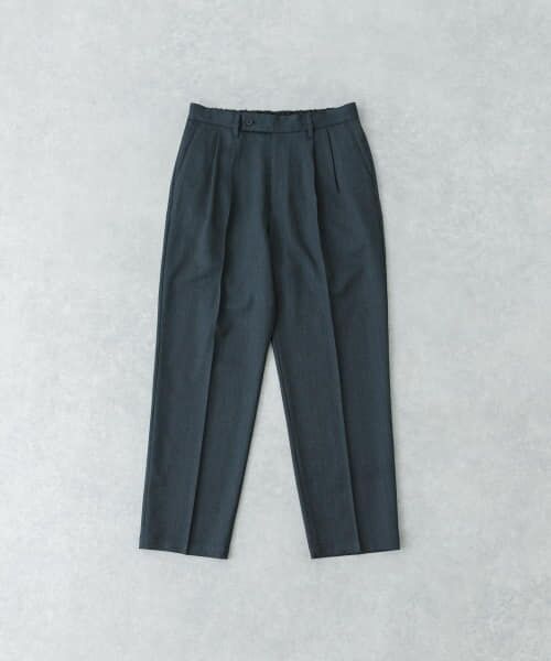 URBAN RESEARCH/アーバンリサーチ new basic ウールツイルテーパードスラックス CHARCOAL L URBAN RESEARCH/アーバンリサーチ new basic ウールツイルテーパードスラックス CHARCOAL L