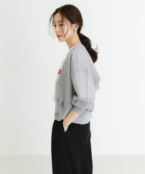 URBAN RESEARCH / アーバンリサーチ カーディガン・ボレロ | new basic　リネン混スポンディッシュニットカーディガン | 詳細12