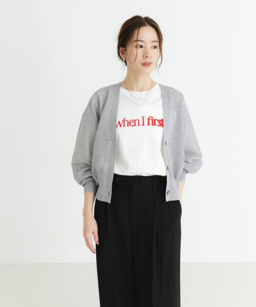 URBAN RESEARCH / アーバンリサーチ カーディガン・ボレロ | new basic　リネン混スポンディッシュニットカーディガン | 詳細16