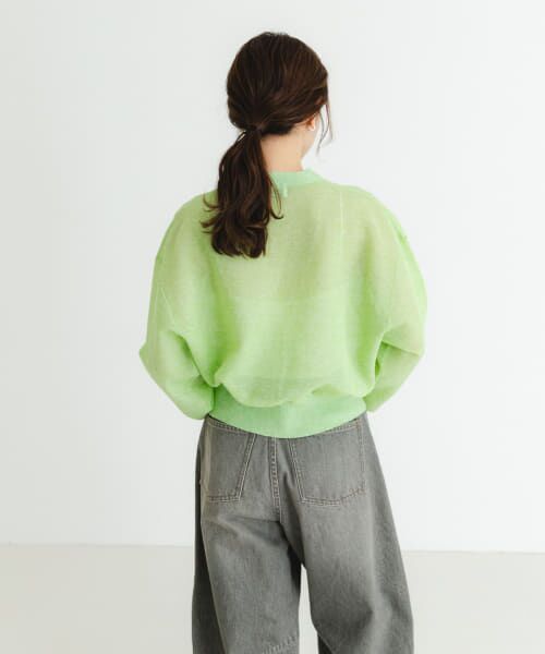 URBAN RESEARCH / アーバンリサーチ カーディガン・ボレロ | new basic　リネン混スポンディッシュニットカーディガン | 詳細25