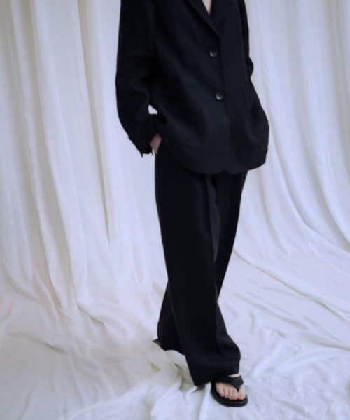 URBAN RESEARCH/アーバンリサーチ new basic リネンハイウエストパンツ NAVY 38 URBAN RESEARCH/アーバンリサーチ new basic リネンハイウエストパンツ NAVY 38