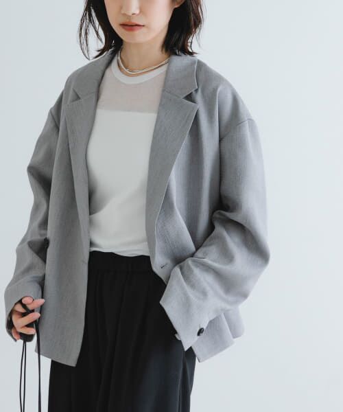URBAN RESEARCH / アーバンリサーチ その他アウター | 『UVカット/吸水速乾/イージーケア』『UR TECH DRYLUXE』ツイードジャケット | 詳細3