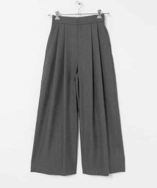 URBAN RESEARCH/アーバンリサーチ ATON WOOL TROPICAL WIDE PANTS TOP GRAY 1 URBAN RESEARCH/アーバンリサーチ ATON WOOL TROPICAL WIDE PANTS TOP GRAY 1