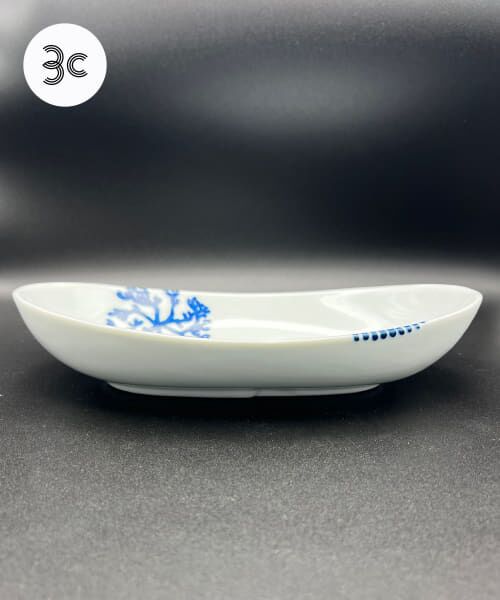URBAN RESEARCH/アーバンリサーチ 寿芳窯 楕円カレー皿 青 0 URBAN RESEARCH/アーバンリサーチ 寿芳窯 楕円カレー皿 青 0