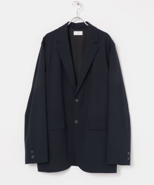 URBAN RESEARCH/アーバンリサーチ ATON HIGH TWIST WOOL JACKET NAVY 4 URBAN RESEARCH/アーバンリサーチ ATON HIGH TWIST WOOL JACKET NAVY 4