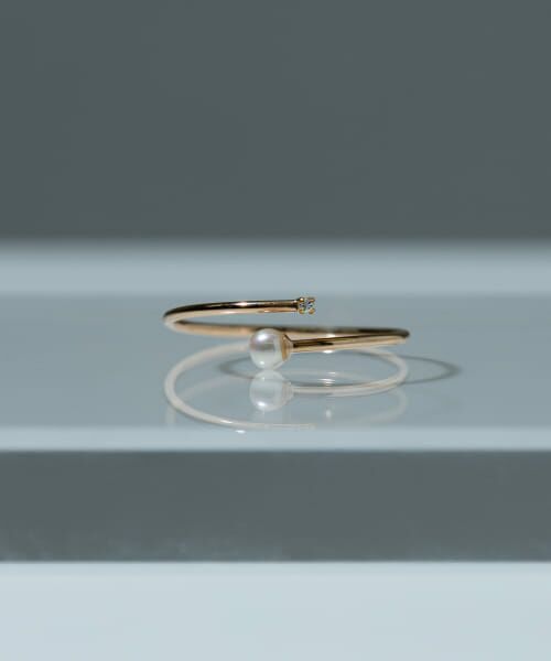 URBAN RESEARCH/アーバンリサーチ ff by decor urban research dia pearl ring 10KYG 11 URBAN RESEARCH/アーバンリサーチ ff by decor urban research dia pearl ring 10KYG 11