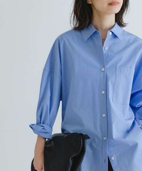 URBAN RESEARCH/アーバンリサーチ ブロードオーバーシャツ L.BLUE FREE URBAN RESEARCH/アーバンリサーチ ブロードオーバーシャツ L.BLUE FREE