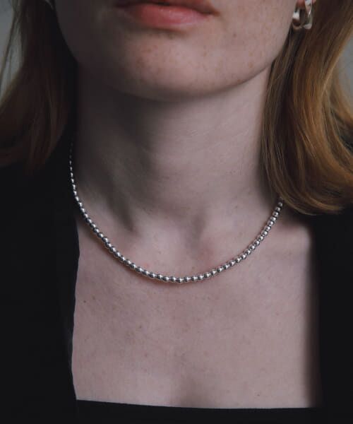 URBAN RESEARCH/アーバンリサーチ decor『デコール』 Hematite4mmBallchoker SILVER - URBAN RESEARCH/アーバンリサーチ decor『デコール』 Hematite4mmBallchoker SILVER -