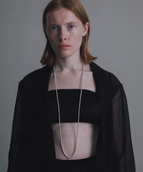 URBAN RESEARCH/アーバンリサーチ decor『デコール』 Hematite4mmBallnecklace SILVER - URBAN RESEARCH/アーバンリサーチ decor『デコール』 Hematite4mmBallnecklace SILVER -