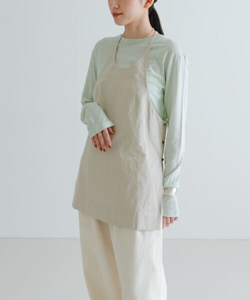 URBAN RESEARCH/アーバンリサーチ HAKUJI Cotton Linen weather camisole Sand one URBAN RESEARCH/アーバンリサーチ HAKUJI Cotton Linen weather camisole Sand one