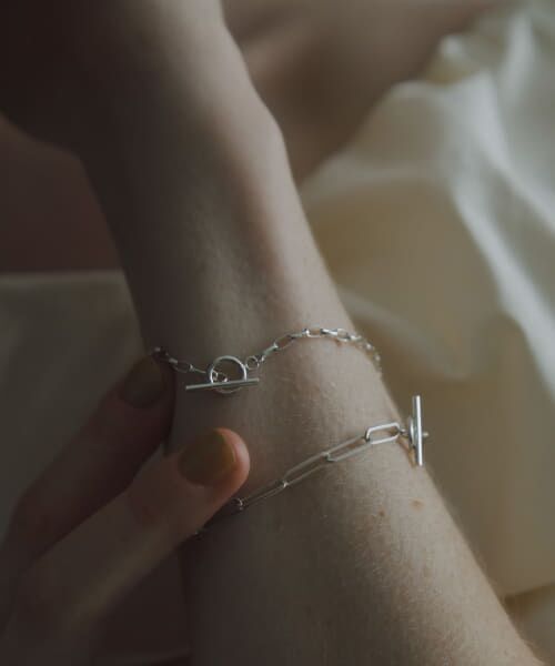 URBAN RESEARCH/アーバンリサーチ decor『デコール』 Cablechain Bracelet SILVER - URBAN RESEARCH/アーバンリサーチ decor『デコール』 Cablechain Bracelet SILVER -