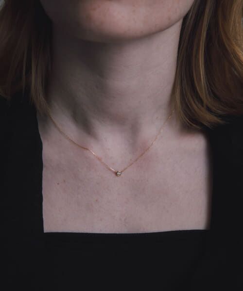 URBAN RESEARCH/アーバンリサーチ decor『デコール』 18K Dia Necklace0.1ct GOLD - URBAN RESEARCH/アーバンリサーチ decor『デコール』 18K Dia Necklace0.1ct GOLD -