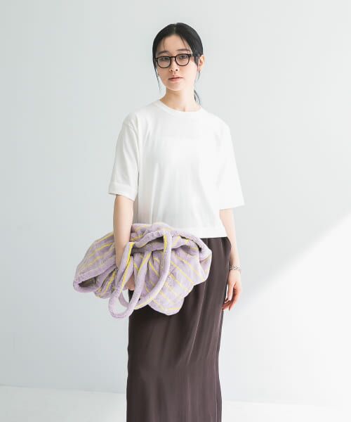 URBAN RESEARCH/アーバンリサーチ new basic ハイゲージニットTシャツ WHITE FREE URBAN RESEARCH/アーバンリサーチ new basic ハイゲージニットTシャツ WHITE FREE