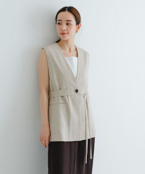 URBAN RESEARCH/アーバンリサーチ ベルトデザインリネンジレ NATURAL FREE URBAN RESEARCH/アーバンリサーチ ベルトデザインリネンジレ NATURAL FREE