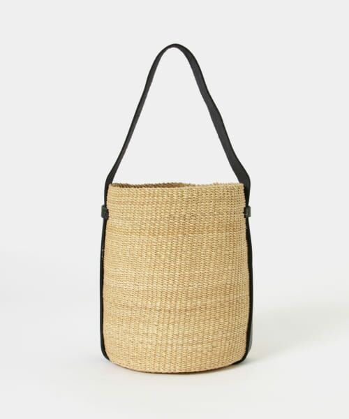 URBAN RESEARCH/アーバンリサーチ ニャリガバスケットバッグM NATURAL - URBAN RESEARCH/アーバンリサーチ ニャリガバスケットバッグM NATURAL -