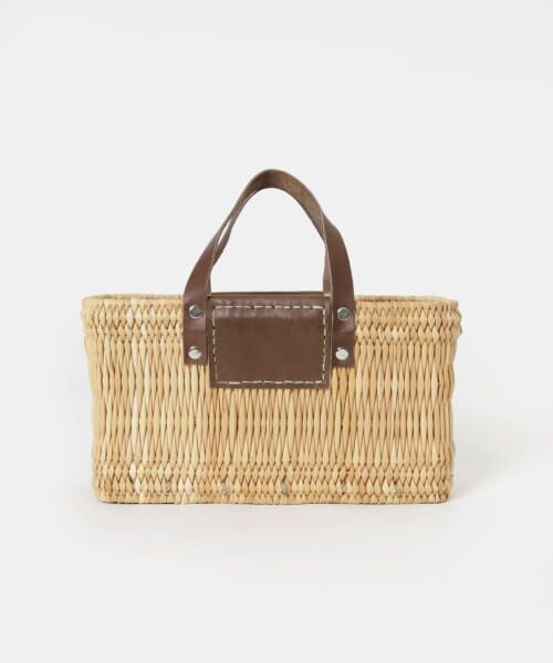 URBAN RESEARCH/アーバンリサーチ ストローカゴバッグ BROWN - URBAN RESEARCH/アーバンリサーチ ストローカゴバッグ BROWN -