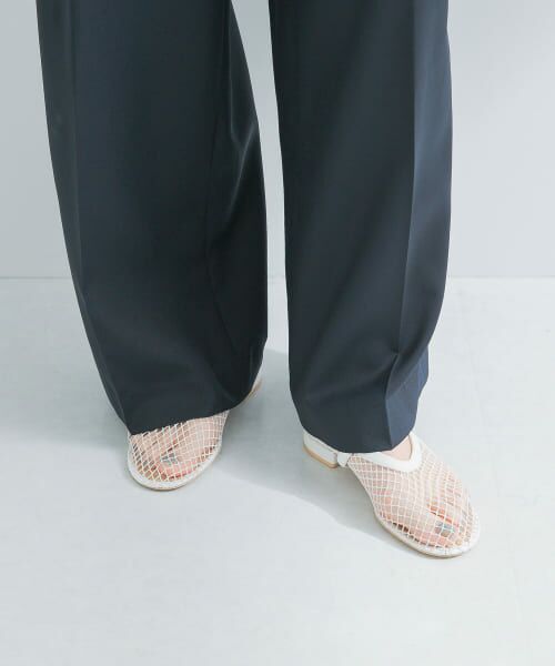 URBAN RESEARCH/アーバンリサーチ メッシュフラットシューズ WHITE 24 URBAN RESEARCH/アーバンリサーチ メッシュフラットシューズ WHITE 24