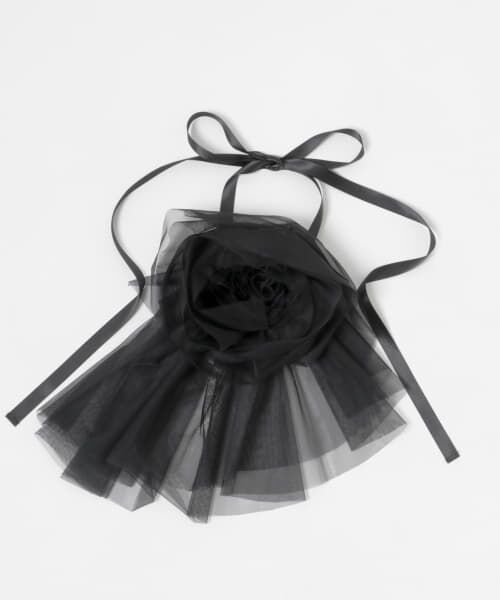URBAN RESEARCH/アーバンリサーチ VIVIANO Tulle Flower Choker BLACK one URBAN RESEARCH/アーバンリサーチ VIVIANO Tulle Flower Choker BLACK one