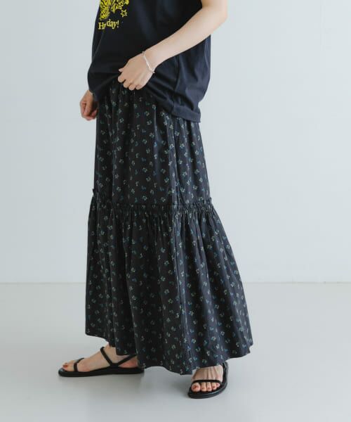 URBAN RESEARCH / アーバンリサーチ スカート | GANNI　Printed Cotton Smock Skirt | 詳細2