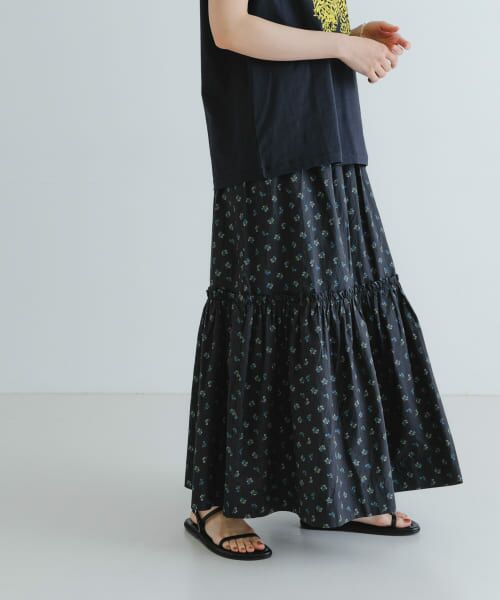 URBAN RESEARCH / アーバンリサーチ スカート | GANNI　Printed Cotton Smock Skirt | 詳細3