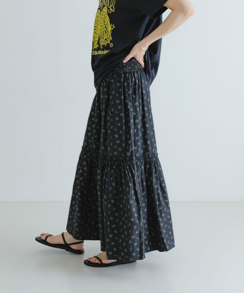 URBAN RESEARCH / アーバンリサーチ スカート | GANNI　Printed Cotton Smock Skirt | 詳細5
