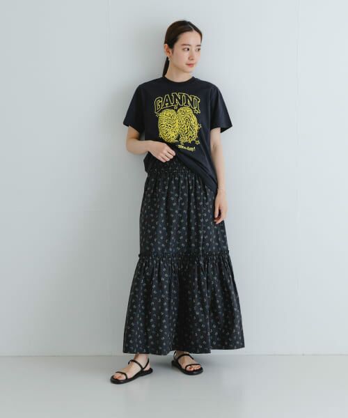 URBAN RESEARCH / アーバンリサーチ スカート | GANNI　Printed Cotton Smock Skirt | 詳細7