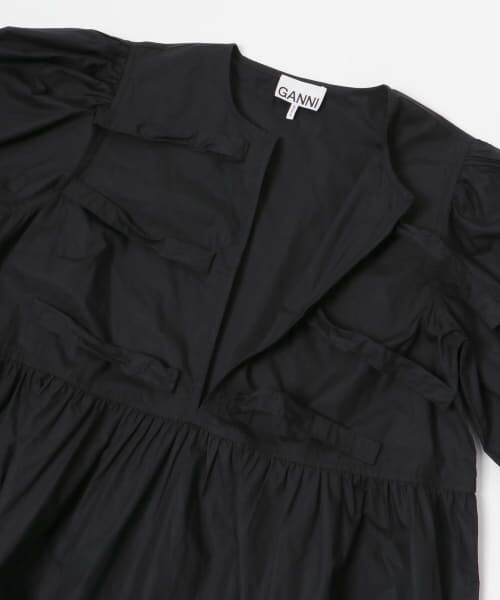 URBAN RESEARCH / アーバンリサーチ ワンピース | GANNI　Cotton Poplin Mini Dress | 詳細10