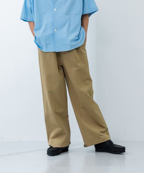 URBAN RESEARCH/アーバンリサーチ GGG Millitary Wide Pants BEIGE L URBAN RESEARCH/アーバンリサーチ GGG Millitary Wide Pants BEIGE L