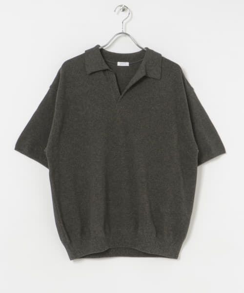 セール】 【洗える】DRY COTTON ニットポロ （ポロシャツ）｜J