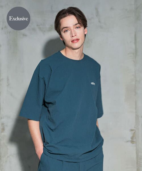 URBAN RESEARCH/アーバンリサーチ 『別注』THOUSAND MILE×UR WASHER CODE T-SHIRTS SLATE BLUE S URBAN RESEARCH/アーバンリサーチ 『別注』THOUSAND MILE×UR WASHER CODE T-SHIRTS SLATE BLUE S