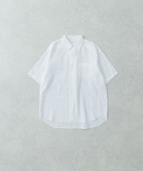 URBAN RESEARCH/アーバンリサーチ LINEN SHORT-SLEEVE SHIRTS WHITE S URBAN RESEARCH/アーバンリサーチ LINEN SHORT-SLEEVE SHIRTS WHITE S